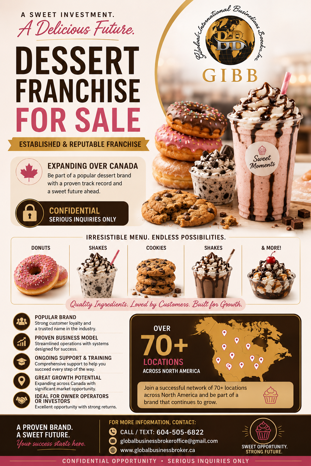 Dessert Franchise for sale
